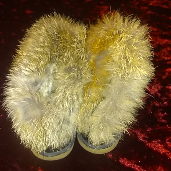 Comfy kids fur boot size 7 - Picture 9 of 11